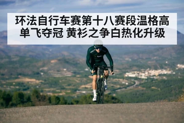 环法自行车赛第十八赛段温格高单飞夺冠 黄衫之争白热化升级